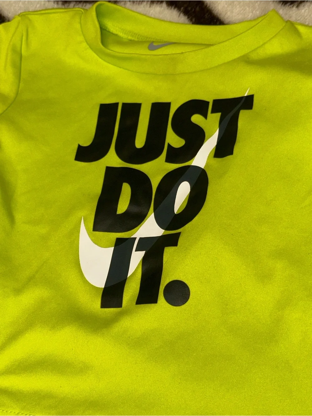 Nike Neon Yellow & Black Baby Athletic Set